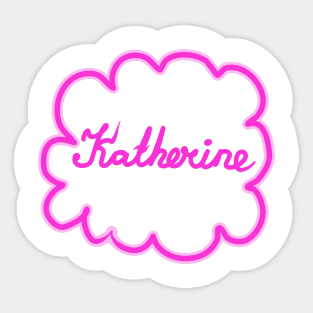 Katherine. Female name. Sticker